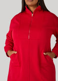 Athletic Knit Zipped Sneaker Dress