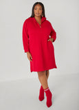 Athletic Knit Zipped Sneaker Dress