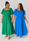 Tall Bubble Sleeved Maxi Dress