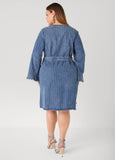 Striped Denim Shirtdress