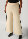 Striped Knitted Wide Leg Pants