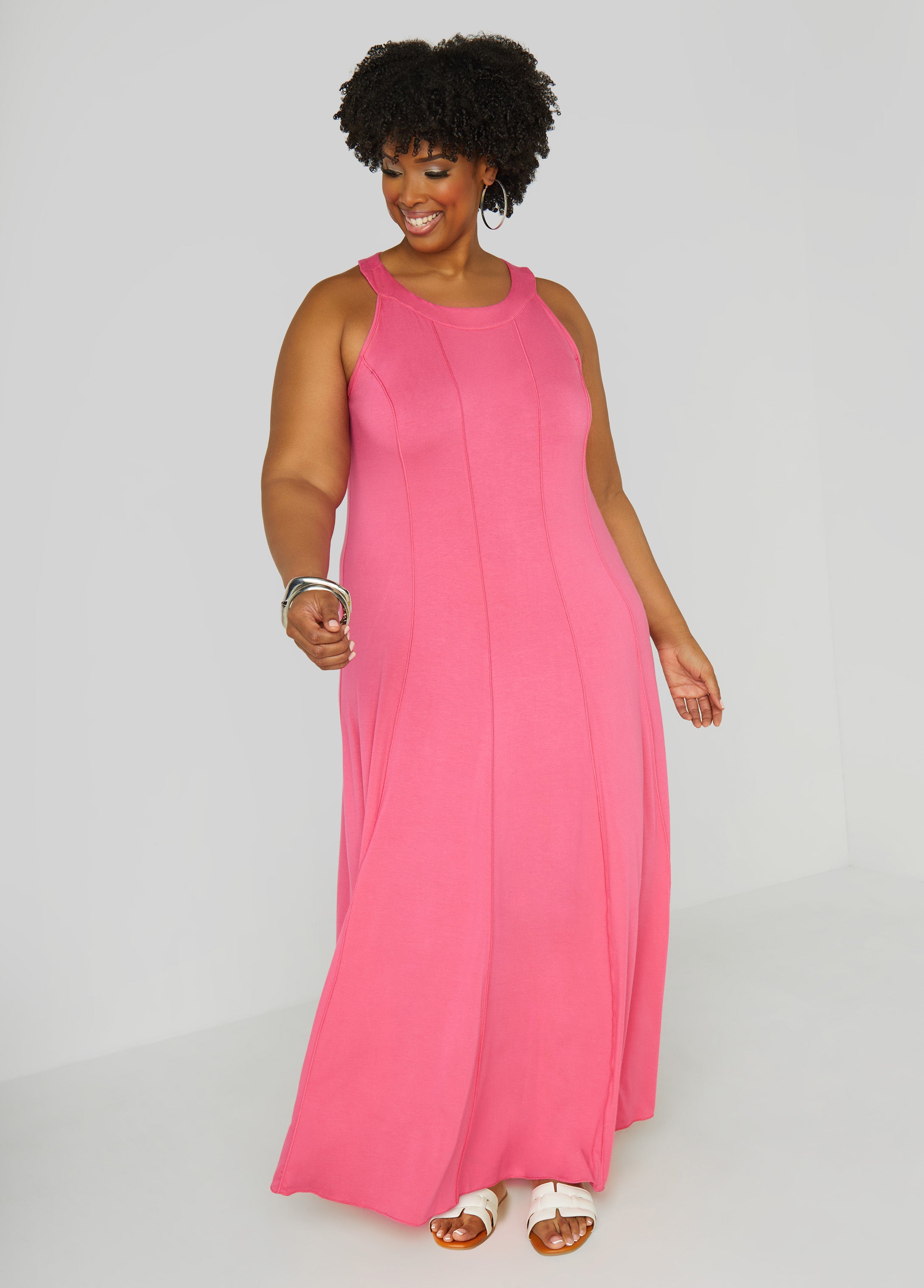 ashley stewart pink dresses Dress Casual Short By Ashley Stewart In Pink, Size: 22