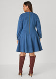 Denim A Line Dress