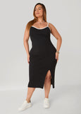 Ribbed Midi Sweater Dress