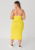 Ribbed Midi Sweater Dress