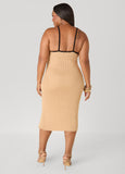 Ribbed Midi Sweater Dress