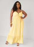 Plus Size Sleeveless Gauze Summer Maxi Dress Plus Size Sundress