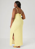 Striped Ribbed Maxi Dress