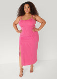 Ribbed Maxi Bodycon Dress