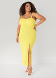 Ribbed Maxi Bodycon Dress