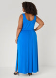 Shell Embellished Maxi Dress