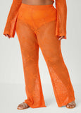 Crochet Wide Leg Pants