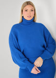 Dolman Sleeved Turtleneck Sweater