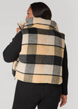 Cropped Plaid Vest