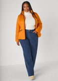 Mock Neck Quilted Bomber Jacket