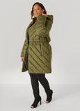 Drawstring Puffer Coat