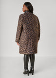 Leopard Print Trench Coat