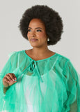 Ruffled Tulle Jacket