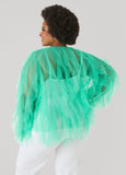 Ruffled Tulle Jacket