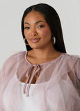 Ruffled Tulle Jacket