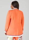 Printed Scuba Blazer