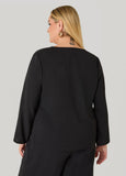 Textured Tie Front Jacket