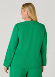 Textured Tie Front Jacket