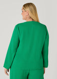 Textured Tie Front Jacket