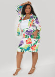 Millennium Floral Print Blazer
