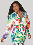 Millennium Floral Print Blazer