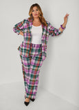 Plaid Boyfriend Blazer