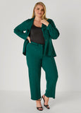 Ponte Button Front Jacket