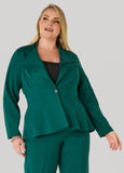 Ponte Button Front Jacket