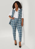 Plaid Boyfriend Vest