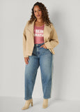 Faux Leather Moto Jacket