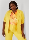 Plus Size Millennium Button Front Blazer