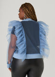 Ruffled Tulle Jacket