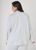 Pinstriped Blazer
