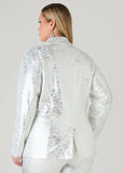 Zebra Metallic Blazer