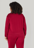 Gathered Waist Ponte Jacket