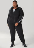 Piped Fleece Track Jacket
