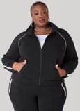 Piped Fleece Track Jacket