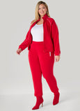 Piped Fleece Track Jacket