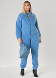 Piped Zip Front Track Jacket