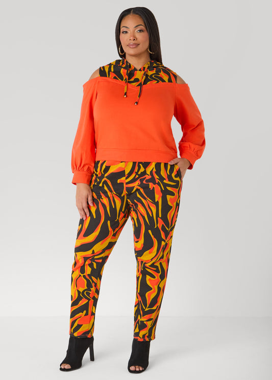 Printed Joggers