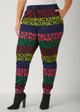 Iconic Print Track Joggers
