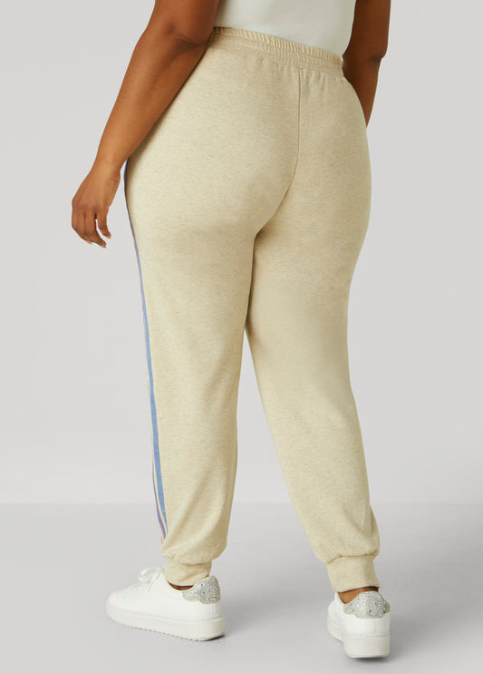 Striped French Terry Joggers