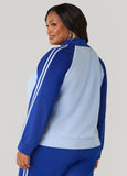 Striped Two Tone Track Jacket