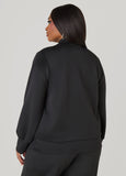 Striped Zip Front Track Jacket