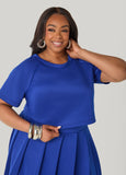 Athletic Knit Cropped Tee